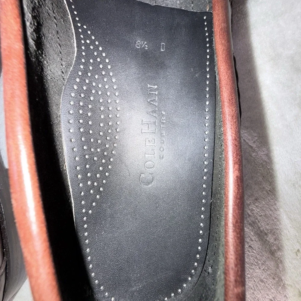 Cole Haan Men's Pinch Tassel Loafer Black & Brown 8.5‎ D Professional Preppy